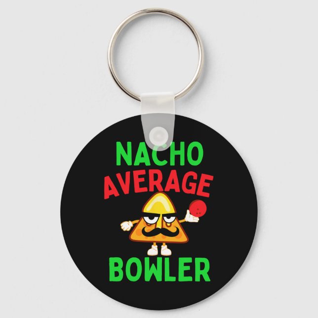 Chaveiro Nacho Average Bowler Cinco De Mayo Boliche Mexican (Frente)