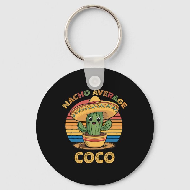 Chaveiro Nacho Average Coco Correspondente Mexicano Cinco D (Frente)