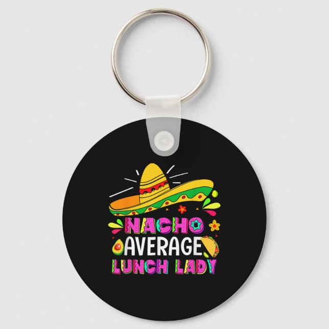 Chaveiro Nacho Média de Almoço Lady Cinco De Mayo Fiesta (Frente)