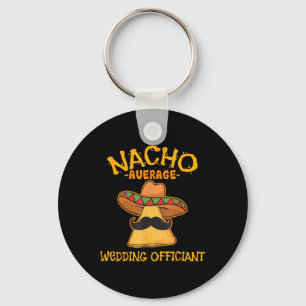 Chaveiro Nacho Média de Casamento Oficiante Mexicano Cinco