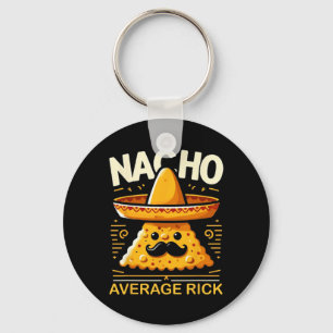 Chaveiro Nacho Média de Rick Personalizado Nome Engraçado M