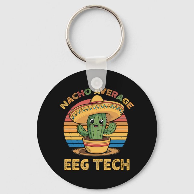 Chaveiro Nacho Média Eeg Tech Mexicano Cinco De Mayo Techn (Frente)