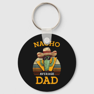 Chaveiro Nacho Média Pai Engraçado Pai Piada Cinco Vintage
