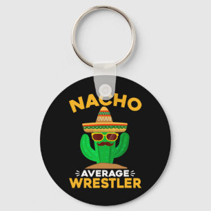 Chaveiro Nacho Médio Wrestler Funny Mexicano Cinco De Mayo