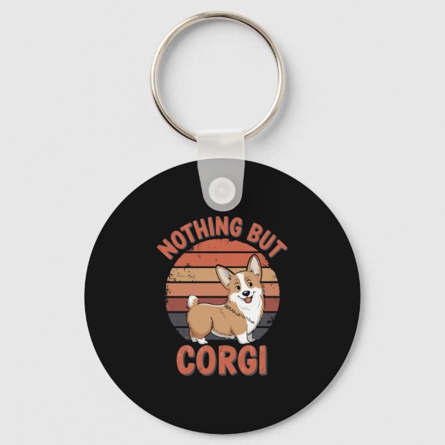 Chaveiro Nada Além de Corgi (Frente)
