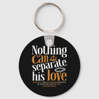 Chaveiro Nada Pode Separar o Amor Romanos 8_38-39 Cristão