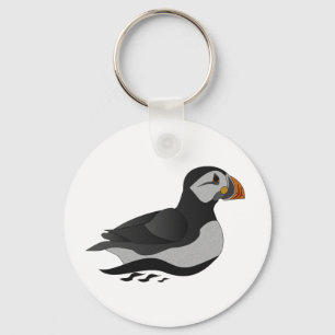 Chaveiro Nadação de Puffin no Atlântico