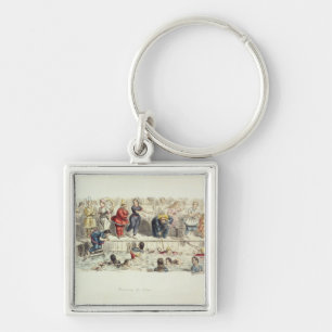 Chaveiro Nadando para senhoras, 1844 (litho)