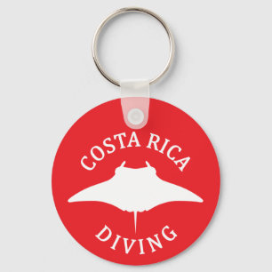 Chaveiro Nadar Com Manta Ray - Divisor Costa Rica Scuba