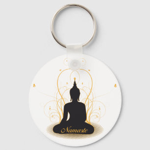 Chaveiro Namaste elegante Buddha