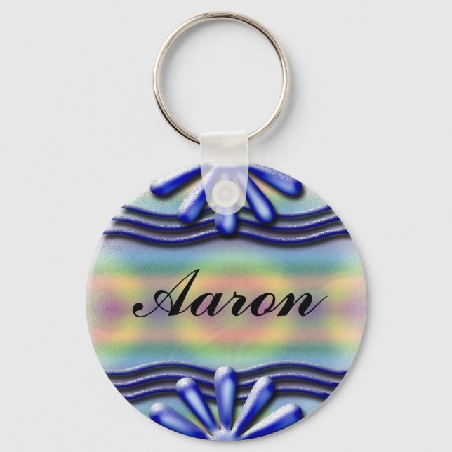 Chaveiro Nameplate Blue (Frente)