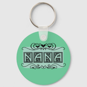 Chaveiro Nameplate Nana T-shirts e presentes