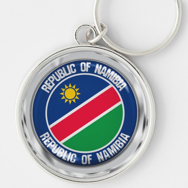 Chaveiro Namíbia Round Emblem (Frente)