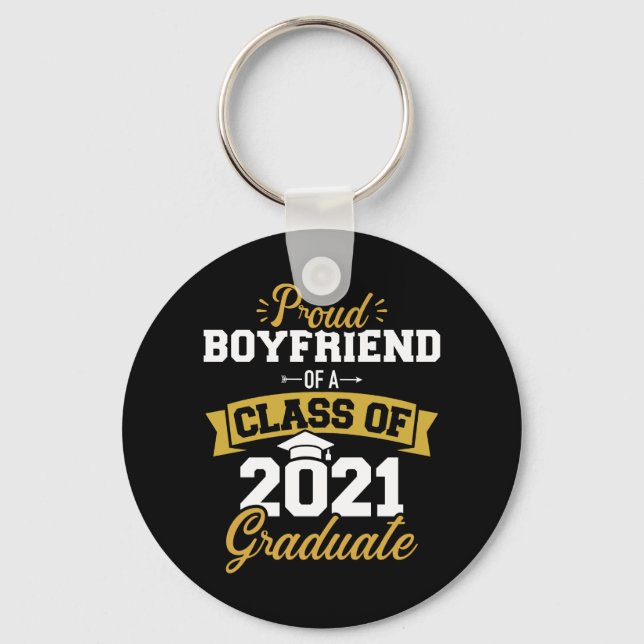 Chaveiro Namorado de orgulho de uma classe de formando 2021 (Frente)