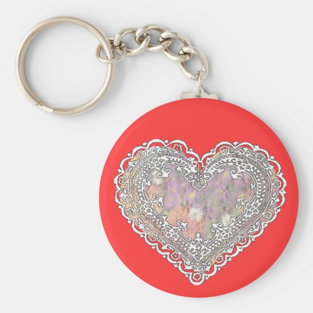 Chaveiro Namorados de rendas (Frente)