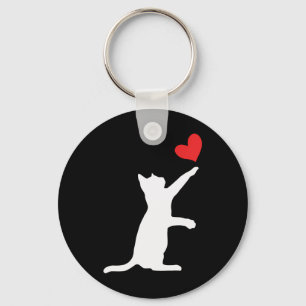 Chaveiro Namorados Engraçado, Namorados de Lover de Gato Bo