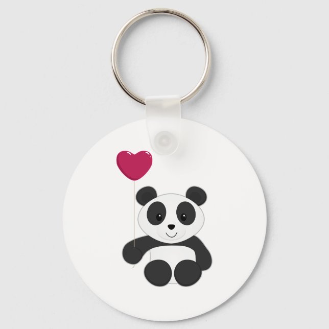 Chaveiro Namorados Panda (Frente)