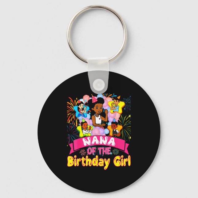 Chaveiro Nana Of Birthday Girl Gracie Birthday Dolls Girl P (Frente)