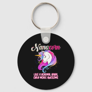 Chaveiro Nanacorn feliz dia das mães amante de unicórnio or
