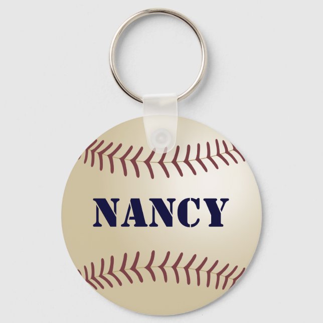 Chaveiro Nancy Baseball Keychain por 369MyName (Frente)