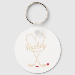 Chaveiro Naninhe do Hockey Coração Jogadora de Hockey