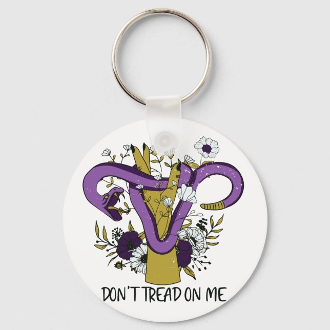 Chaveiro Não brinque comigo Feminista (Frente)