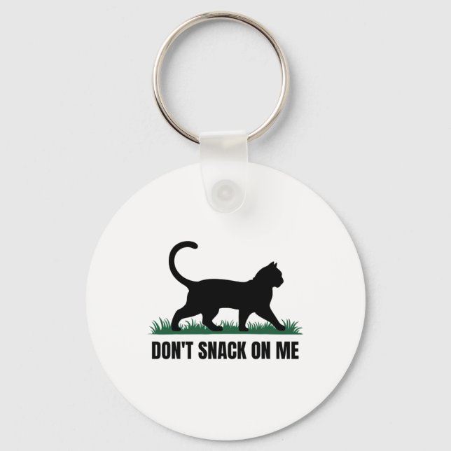 Chaveiro Não brinque comigo Gato 3 (Frente)