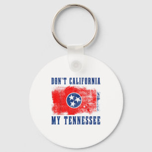 Chaveiro Não Californiu Meu Tennessee Divertido Estado Vint