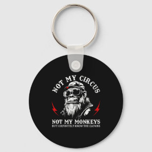 Chaveiro Não é Meu Circo Não São Meus Macacos Frase Diverti