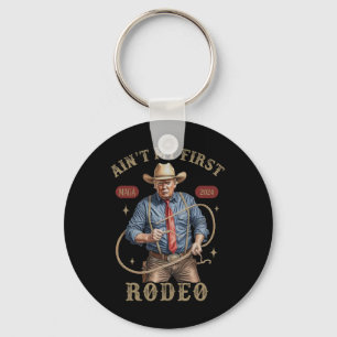 Chaveiro Não é o meu primeiro Rodeio Oeste, o Cowboy Engraç
