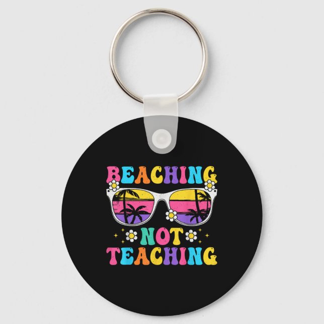 Chaveiro Não Ensinando Engraçado Professor Summer Beach V (Frente)