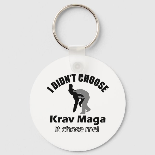 Chaveiro Não escolheu krav maga (Frente)