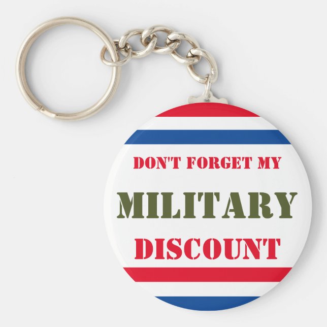 CHAVEIRO NÃO ESQUEÇA O MEU DESCONTO MILITAR (Frente)