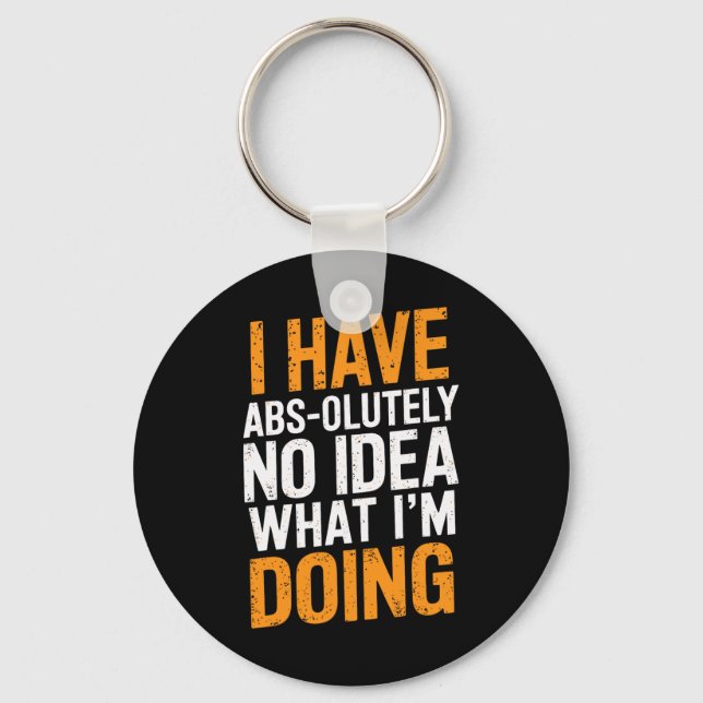 Chaveiro Não faço ideia do que estou fazendo, Gym Funn (Frente)