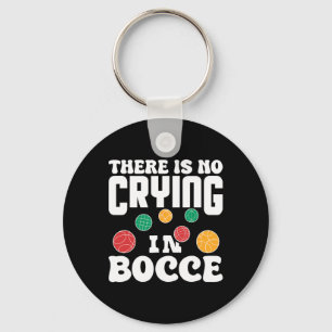 Chaveiro Não Há Choro No Jogo de Bocce Italiano na Grama