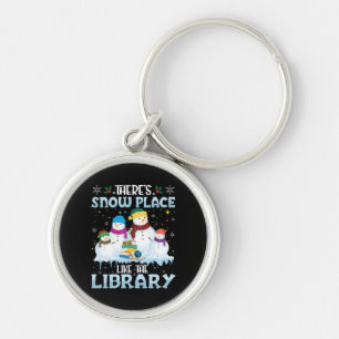 Chaveiro Não Há Lugar Como a Biblioteca de Natal