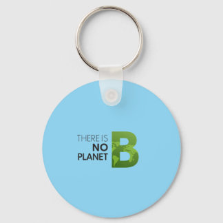 Chaveiro Não há planeta B - Tipografia da Terra Verde
