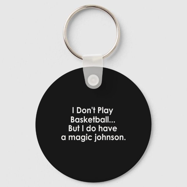 Chaveiro Não jogo Sketll, mas tenho um Magic Johnson (Frente)