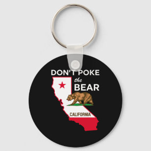 Chaveiro Não Mate O Urso Design República Califórnia