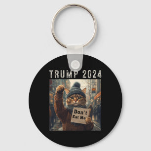 Chaveiro Não me coma gatos para Trump 2024