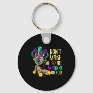 Chaveiro Não me obrigues a ir a todos os Voodoo Doll Mardi