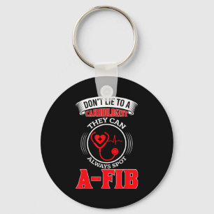 Chaveiro Não minta a um cardiologista St A-fib Engraçado Ca