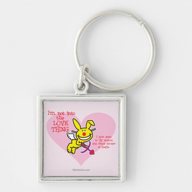 Chaveiro Não na coisa do amor (Frente)