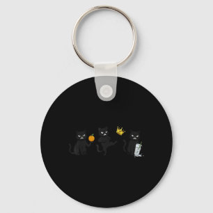 Chaveiro Não Não Reis Não Gelo Gato Preto Engraçado