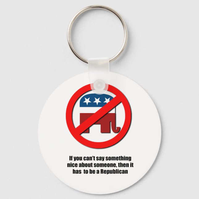 Chaveiro Não posso dizer nada de bom sobre os Republicanos (Frente)