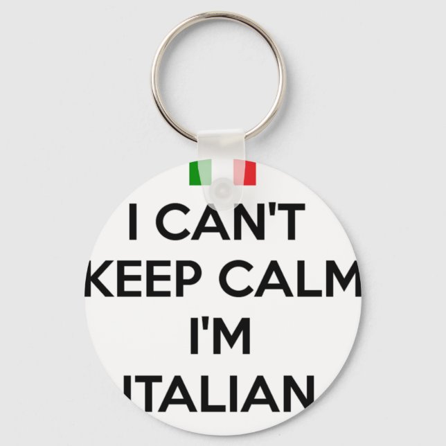 CHAVEIRO NÃO POSSO FICAR CALMO... EU SOU ITALIANO (Frente)