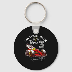 Chaveiro Não posso me pegar 3 Super Red Racing Carro 3º Bir