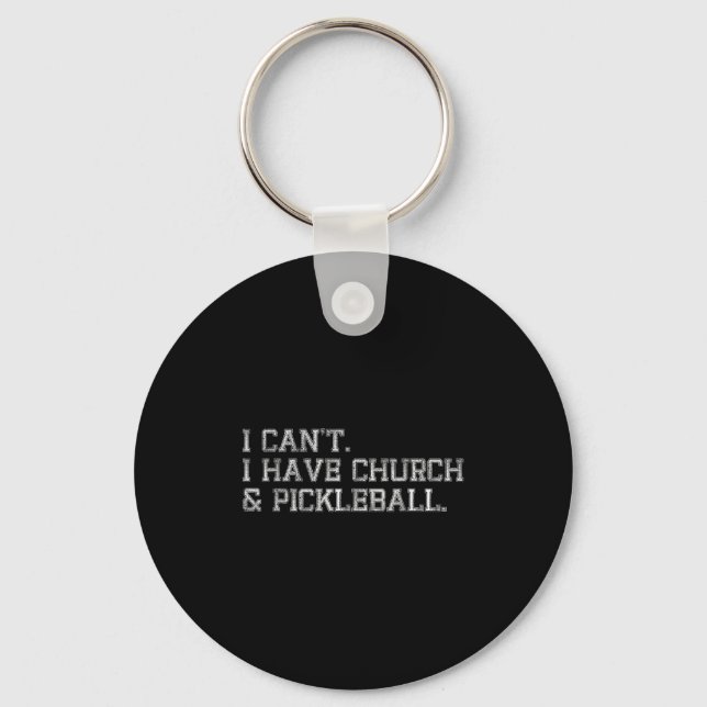Chaveiro Não posso ter Igreja e Ckleball (Frente)