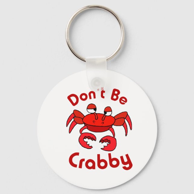 Chaveiro Não seja Crabby (Frente)