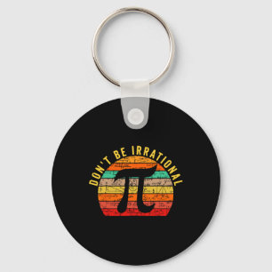 Chaveiro Não seja irracional Pi Day Vintage Retro Math Love